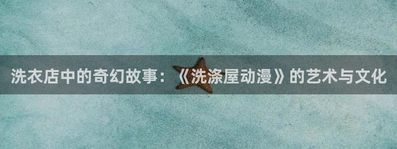 里番无限动漫：洗衣店中的奇幻故事：《洗涤屋动漫》的艺术与文化